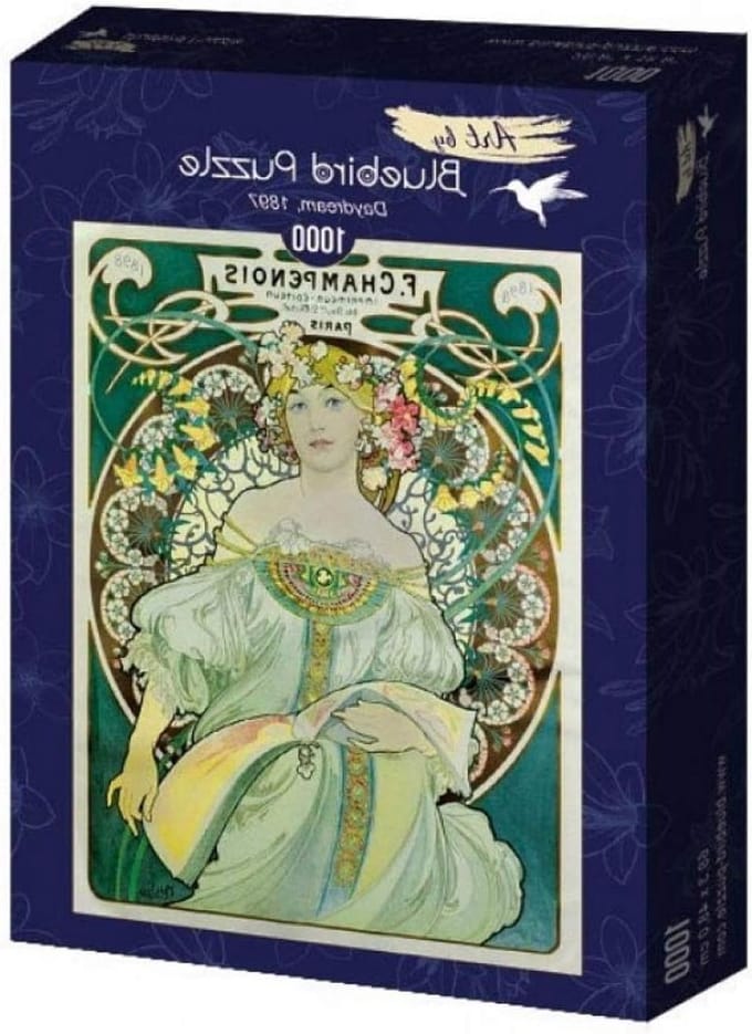 Bluebird Puzzel - Mucha Puzzel - Ontspanning Thuis - Compacte Doos - Multicolour