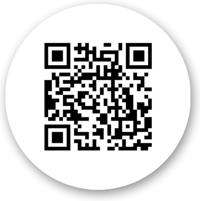 Sluitsticker - Sluitzegel - Sticker met QR code van je website, instagram, facebook, tiktok, threads of andere digitale content - Sluitstickers Pimp Studio