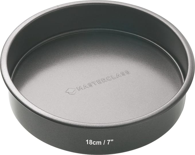 Ronde bakvorm met losse bodem - laag - 18cm - Masterclass