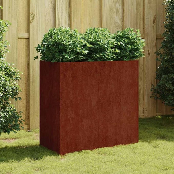 vidaXL - Plantenbak - 80x40x80 - cm - cortenstaal