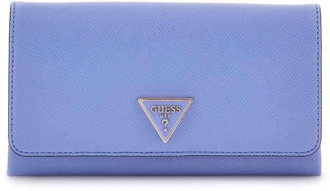 GUESS Schoudertas Noelle Mini Xbody Flap Organizer Stormy Blue Blauw