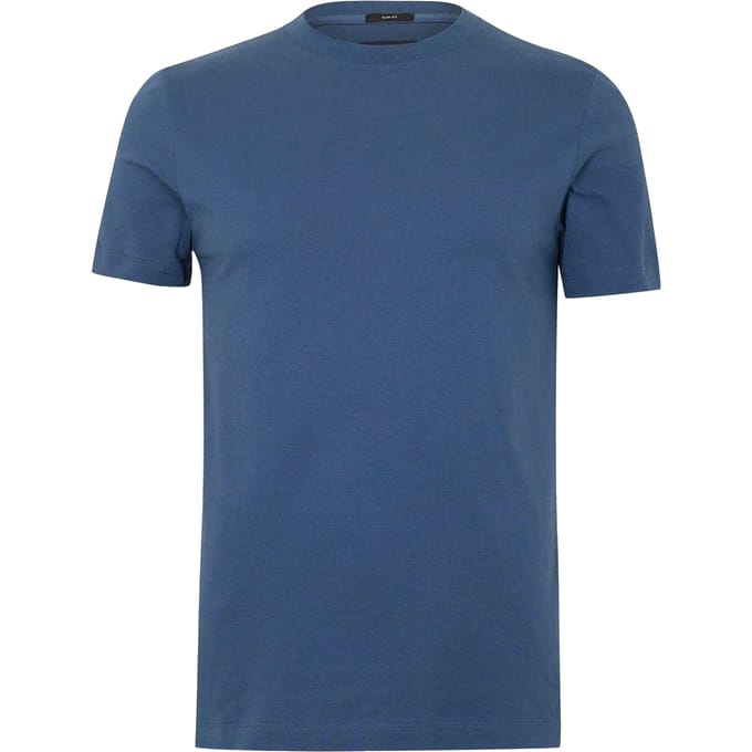 Boss Heren Tessler Regular T-Shirt (Blauw)