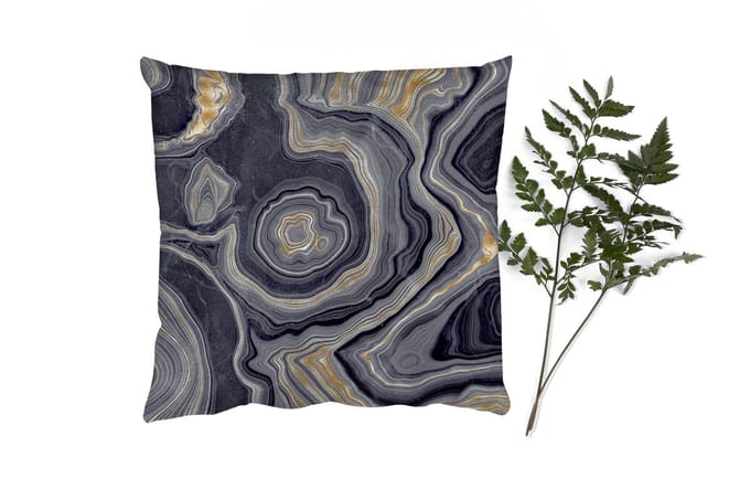 Sierkussens - Kussentjes Woonkamer - 60x60 cm - Edelstenen - Geode steen - Agaat