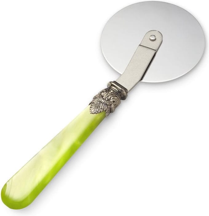 Pizzasnijder, met Lichtgroen handvat (parelmoer), EME Napoleon