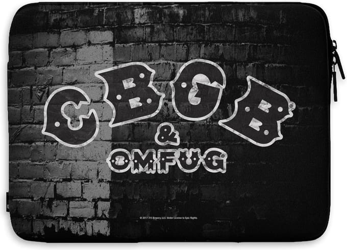 CBGB & OMFUG laptoptas, zwart