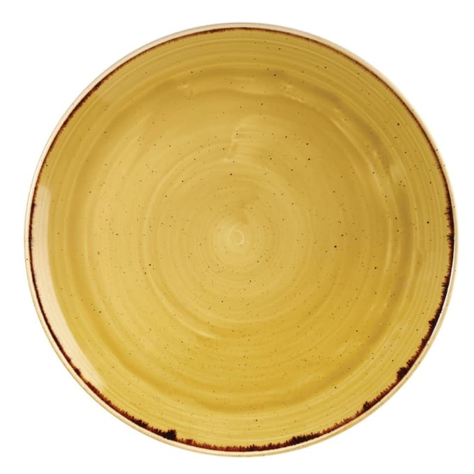 Churchill Stonecast Mustard Lotus Evolve Coupe Bord 28.8cm (12 stuks)