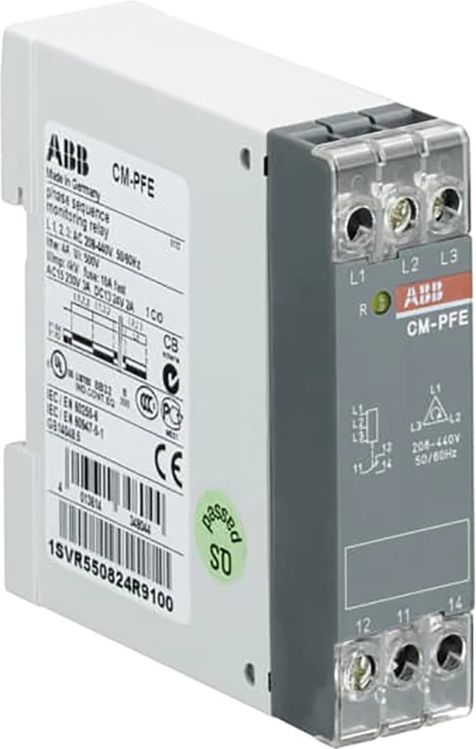 ABB Cm-pfe phase sequence monitoring relay