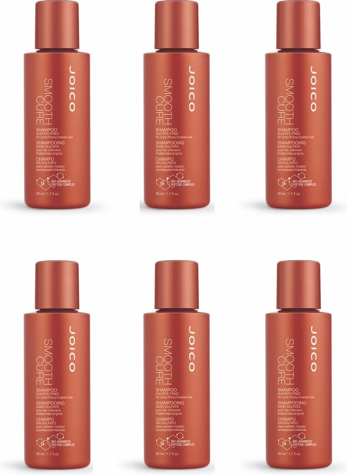 Joico Smooth Cure Sulfate-Free Shampoo 50ml x 6