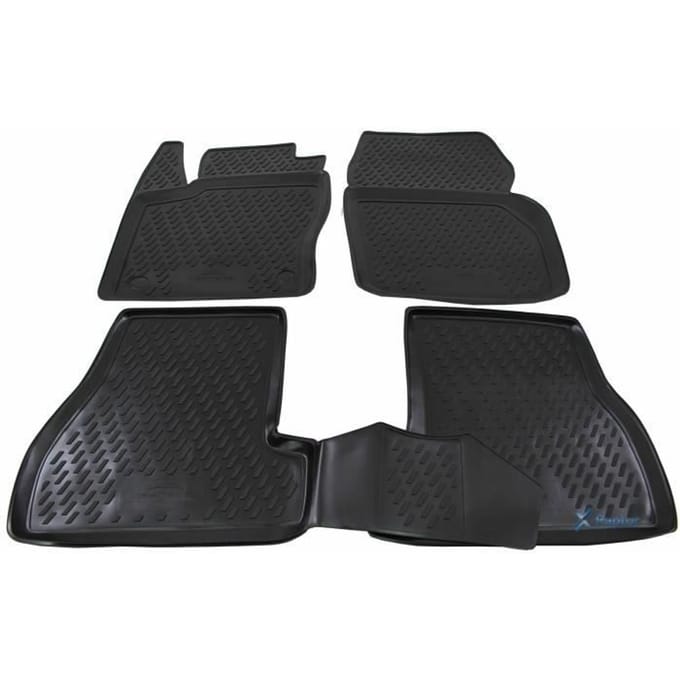 J&amp;J AUTOMOTIVE | Tapis De Sol En Caoutchouc 3D Exclusive Pour Ford Focus 3 2010-2018 zwart