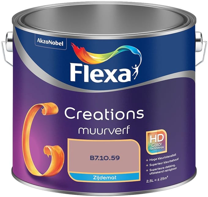 Flexa - Creations Muurverf Zijdemat - B7.10.59 - Mengverf - 2,5 L