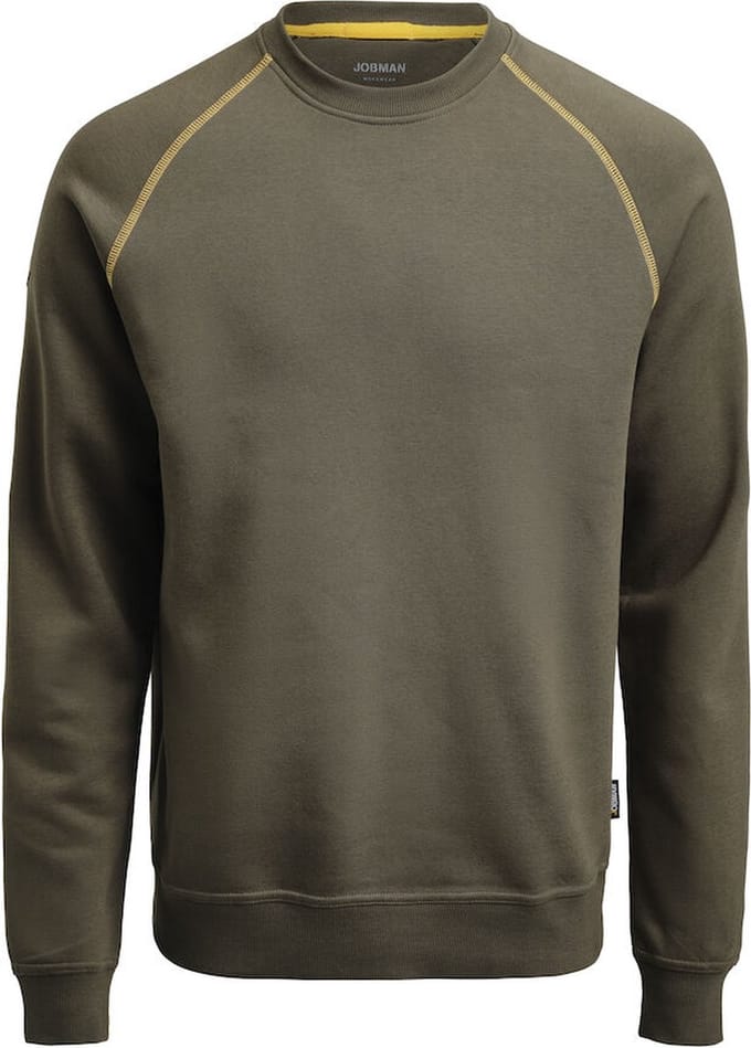 Jobman 5140 Sweatshirt 65514095 - Olijfgroen - L