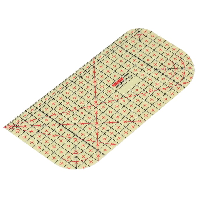Stoffen Quiltliniaal Plastic Hittebestendig Hete Strijken Meetliniaal voor Strijkijzer Thuis beige