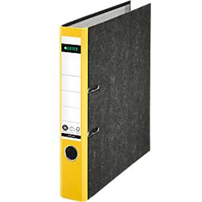 LEITZ® ordner 1050, A4, rugbreedte 52 mm, 20 stuks, geel
