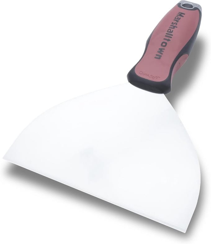 Flexibele voegspatel met Durasoft handvat voor gipsplaten en schilderwerk