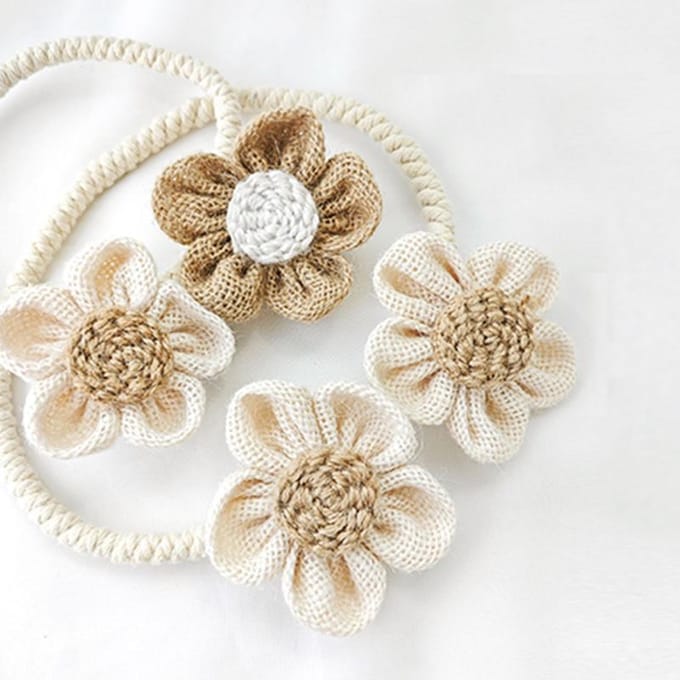 Rideau de Fleurs Corde Magnétique Attache Dos Boucles Clips Accessoire Tiges Accessoires Crochet Support Décorations Maison 1pcs blanc