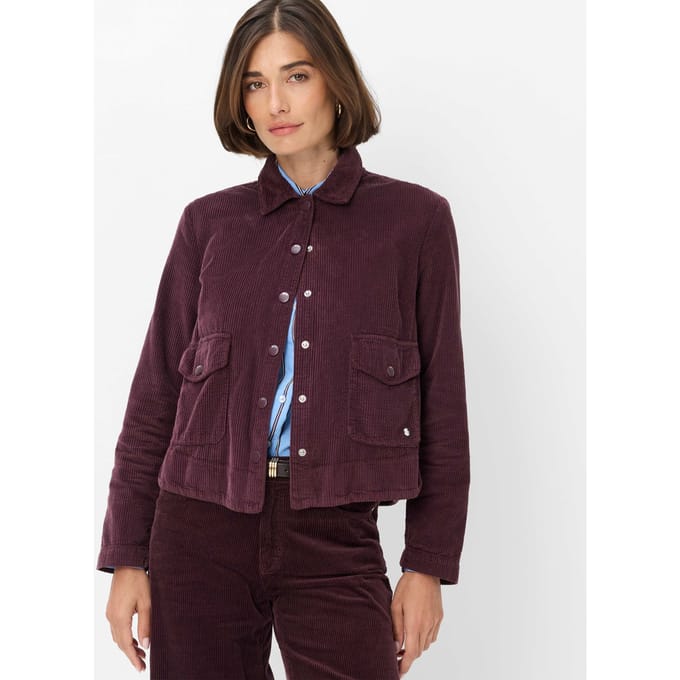 Brax Dames Shirt  Style VEGA blackberry violet, donkerpaars, maat 48