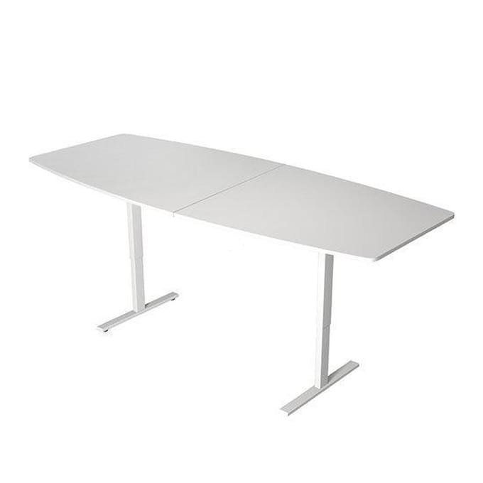 Zit sta vergadertafel Teamwork wit 250x105cm