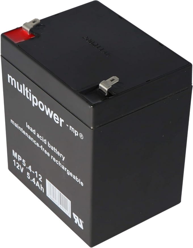 Oplaadbare Batterij - Loodaccu - Energie Opslag - 2x Faston 48mm - 9x7x10.1 cm