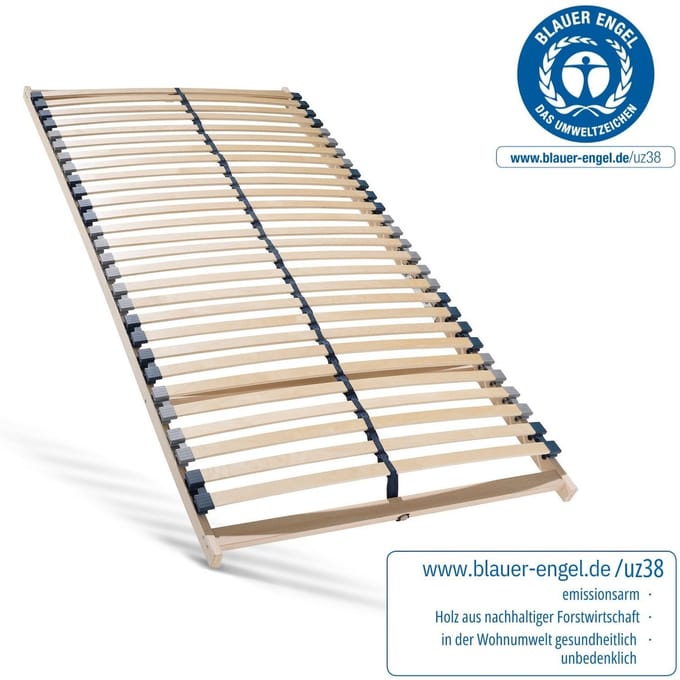 Lattenbodem 140x200 - stabiel beukenhouten frame - bedbodem - Sleepneo