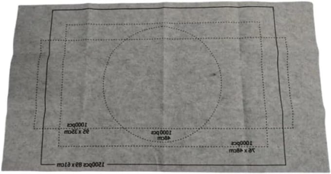 Puzzelmat - Viltmat Rol - Puzzels Opbergen - Draagbaar Ontwerp - 66 x 116 cm - Grijs