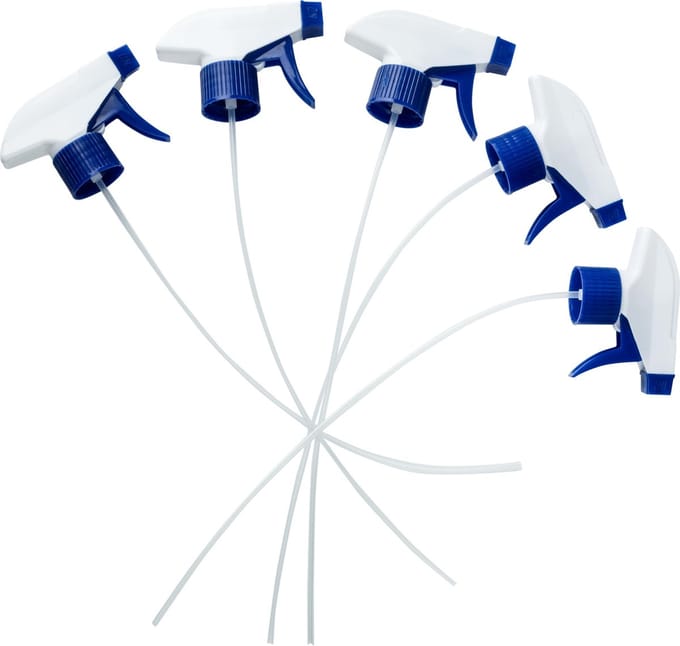 Trigger Sprayer 28/410 blauw/wit S10, 310mm - 5 stuks