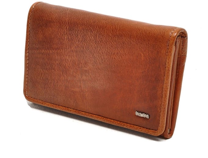 Berba | Lucca | Damesportomonnee | 6 pasjes | RFID | Cognac | Brandy | Leer