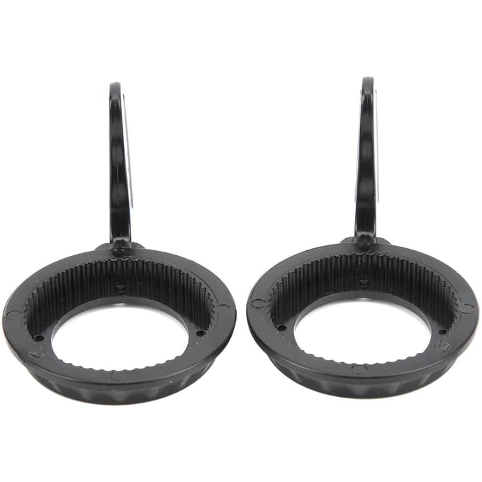 2 stuks Elektrische Scooter Rem Gashendel Vingerdraaiknop Handvat voor 5‑6,5 inch Scooters black