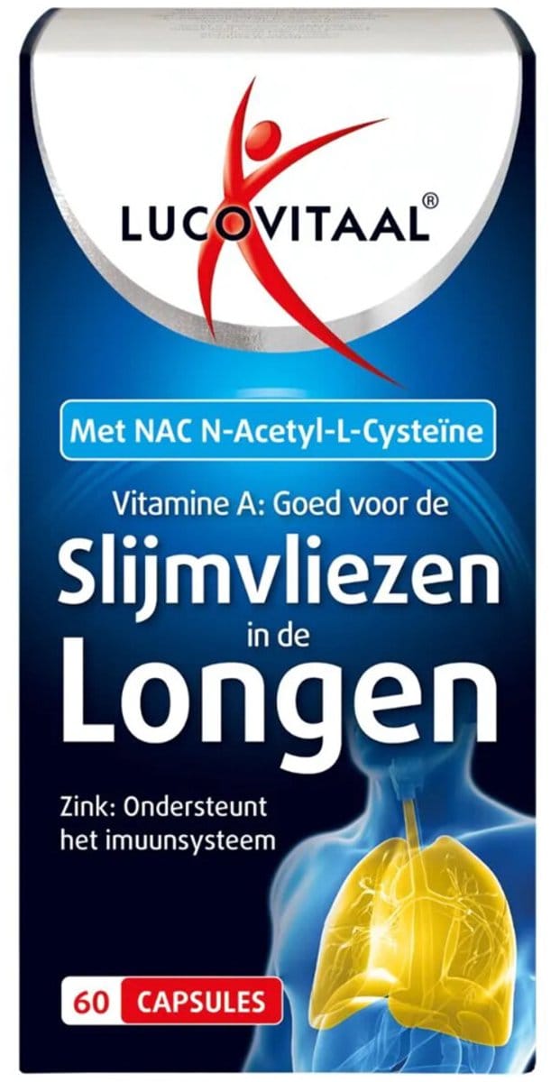 Lucovitaal Slijmvliezen in de Longen 60 capsules