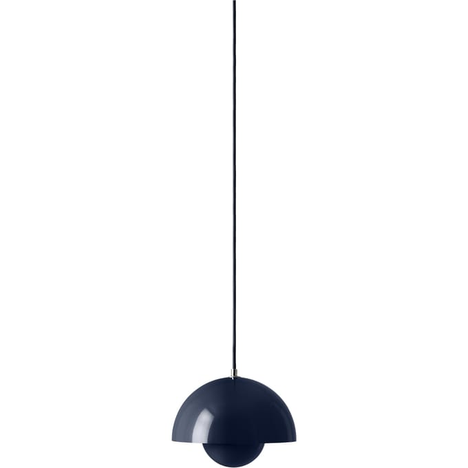 &Tradition Verner Panton Flowerpot VP1 hanglamp steel blue