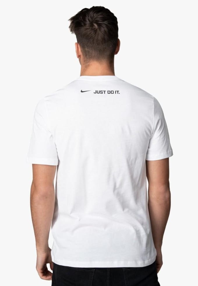 Nike Swoosh Air Heren T-shirt in wit