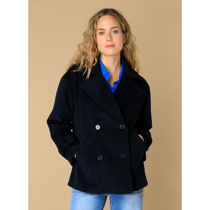 IVY BEAU Emmy Coats & Jackets - Dark Blue - maat 36