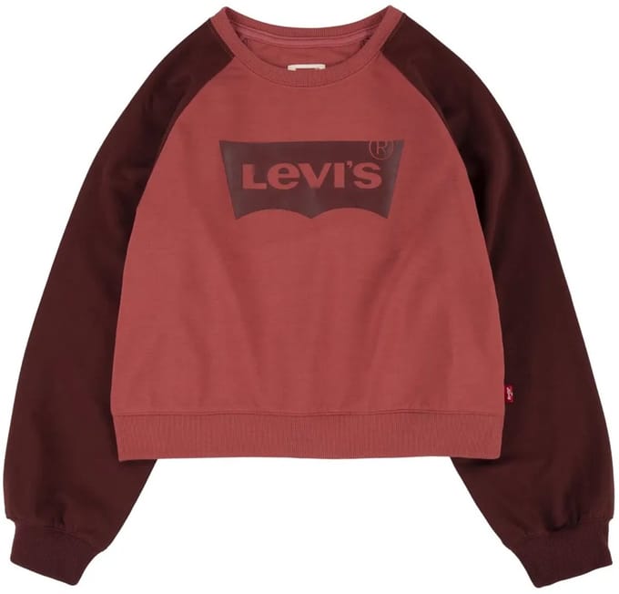 Levi´s ® Kids Raglan batwing crew Sweatshirt Rood 14 Years Meisje