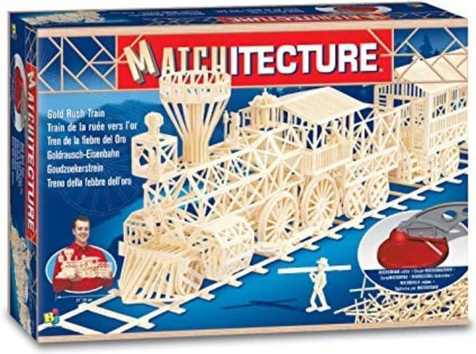 Matchitecture Modelbouwdoos - Gold Rush Train- 1800 stukjes