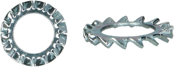 Waaierveerring DIN 6798A M 8 Zn- 200 STUKS