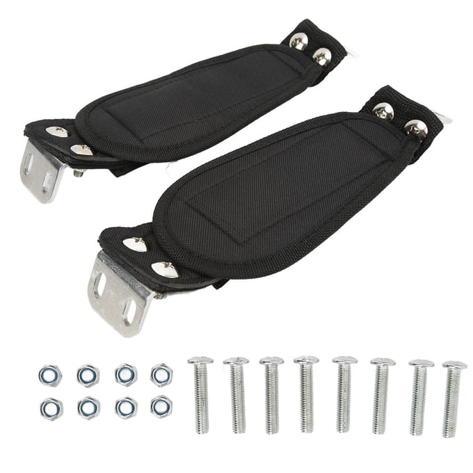 Mountainboard Voethouder Verstelbare Voetvasthoudende Fixatieband Elektrische Scooter Accessoires black