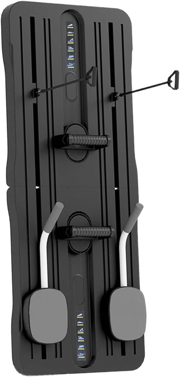 Pilates Machine - Pilates Board - Thuis Trainen - Opvouwbaar Ontwerp - 105x40x3 cm - Zwart