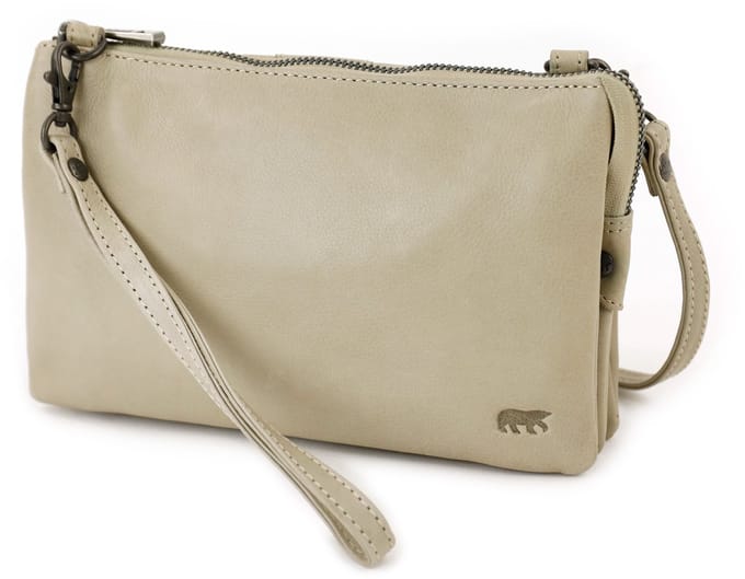 Bear Design Uma Leren Schoudertas / Clutch - Ice