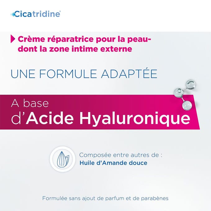 Cicatridine - Crème ter bevordering van genezing met hyaluronzuur 30 g Vaginale crème