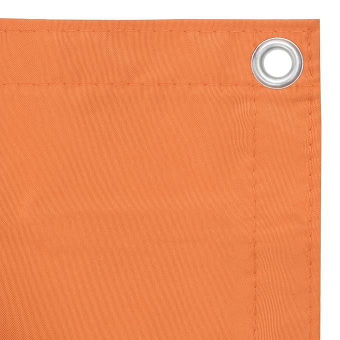 vidaXL - Balkonscherm - 90x500 - cm - oxford - stof - oranje