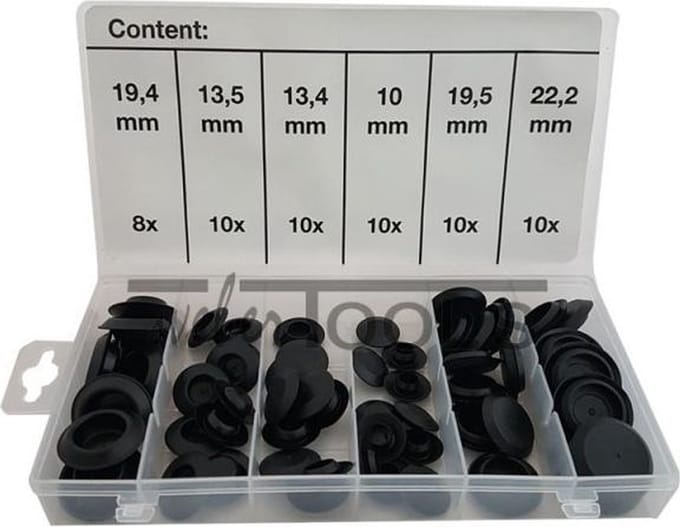 Blind stoppen assortiment 58-delig |