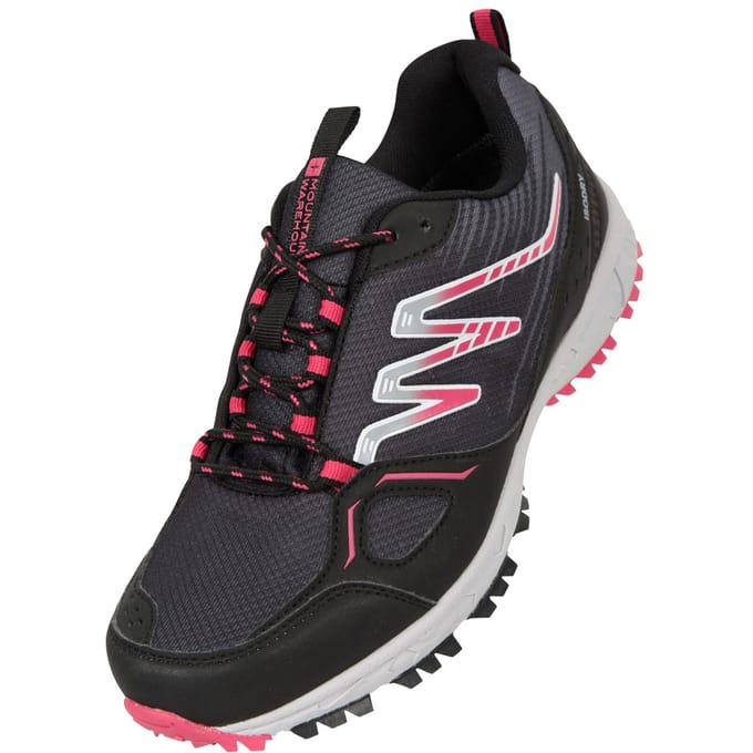 Mountain Warehouse Dames/dames Lakeside wandelschoenen (Gitzwart/roze)