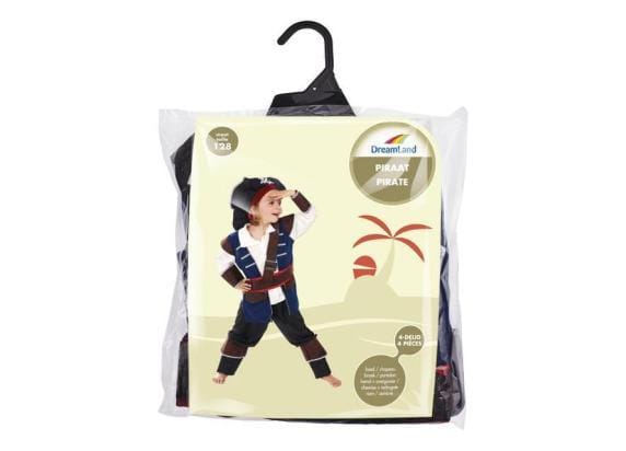 Dreamland Verkleedpak Piraat maat 128 Feestkleding