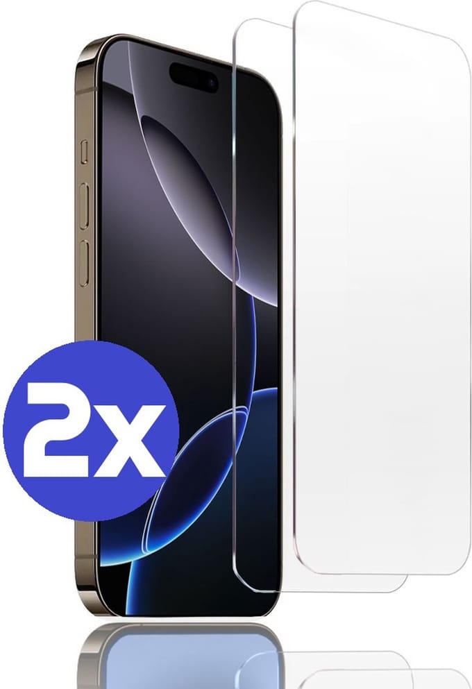 Premium Screenprotector Geschikt Voor iPhone 16 Pro - Gehard Glas - 2 Stuks