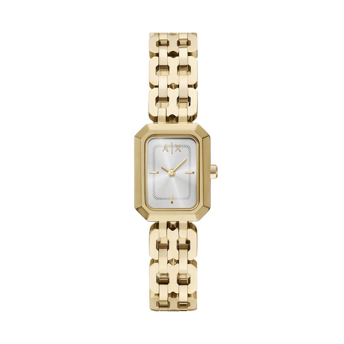 Armani Exchange AX5811 Dames Horloge 27mm - Goudkleurig