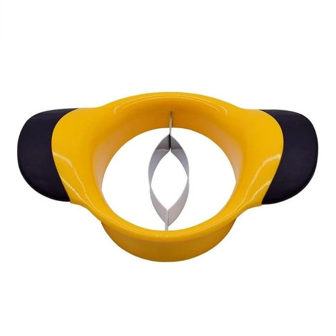 Multifunctionele Mango Corer Slicer Cutter Pitter Mango Core Pit Remover Watermeloen Dunschiller Fruit Groente Tool Keuken Accessoires geel