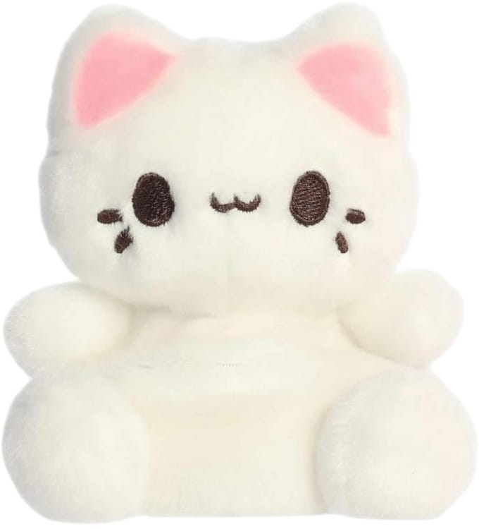 Palm Pals - Custard Meowchi knuffel - 13 cm - Pluche
