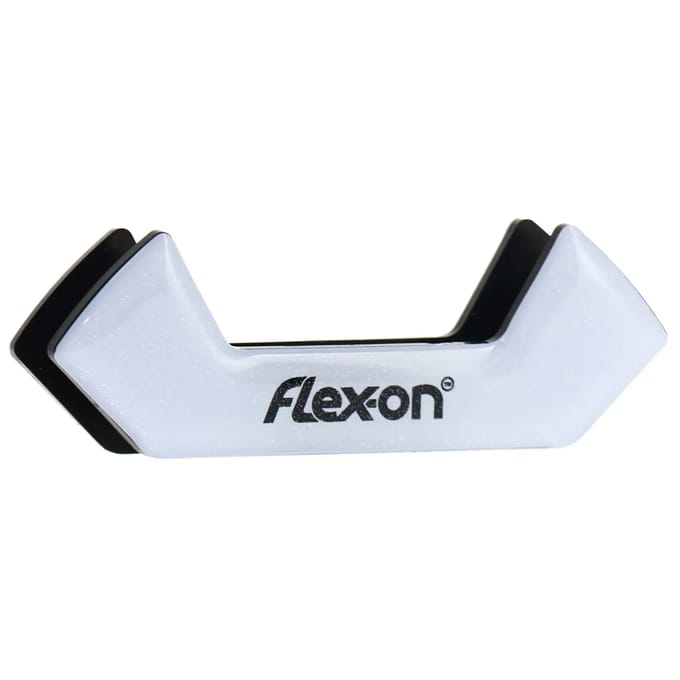 Verzinkte aluminium stijgbeugels met grip zwart/zwart/marineblauw Flex-On