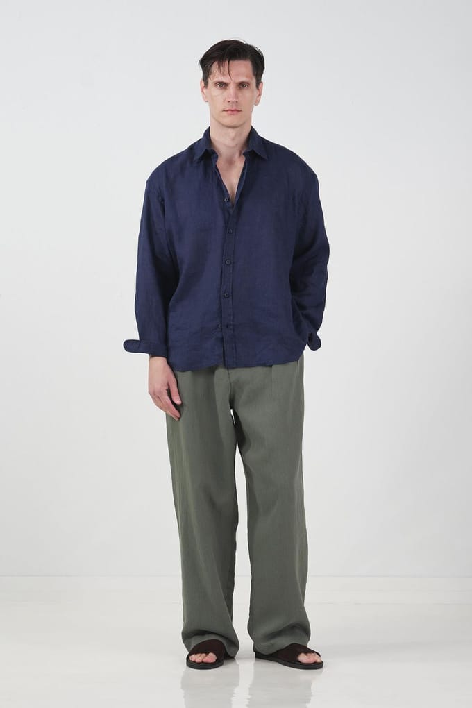 Oversized Overhemd met Kraag