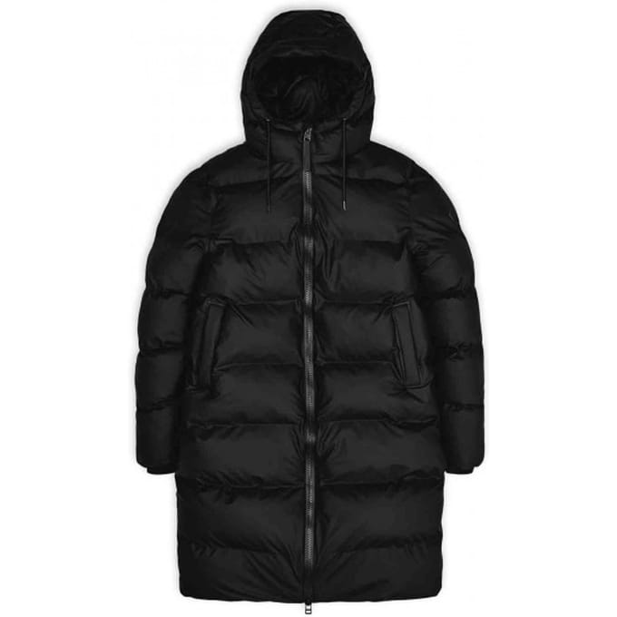 Rains 15070 long puffer jacket black