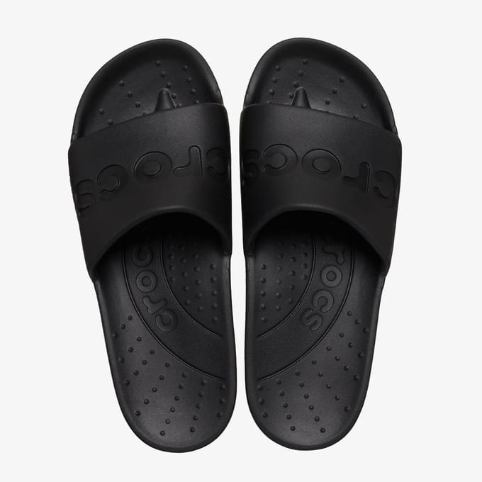 Crocs Slide heren badslippers zwart - Maat 41/42